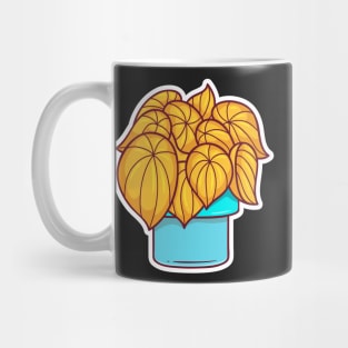 Yellow Peperomia | Cute Plant Mug